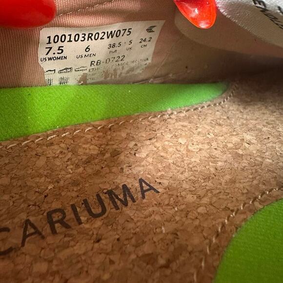 Cariuma Pink Canvas Sneakers | Women’s 7.5 | Eco-Friendly Shoes - Picture 3 of 6